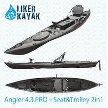 Angler 4.3 Fishing Kayak com Posição do Finder de Peixe, Motor Disponível